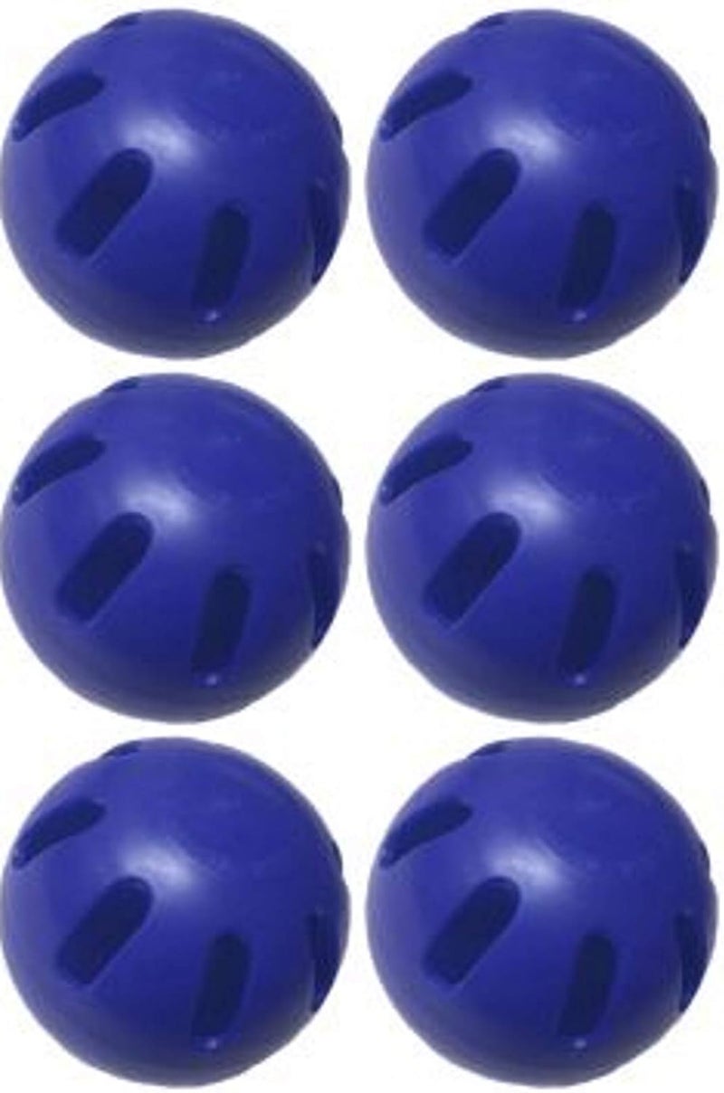 WIFFLE ® Ball Pack of 6 Exclusive Blue Ball Color with Bonus Wristband! - Image 1